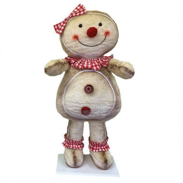 Decoratiune mecanica Fata de turta dulce, 100 cm - SIMONA'S Christmas