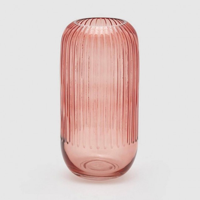 Vaza din sticla Tiziana, roz, 30 cm - SIMONA'S Specials