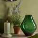 Vaza din sticla Lucrezia, verde, 28 cm - SIMONA'S Specials