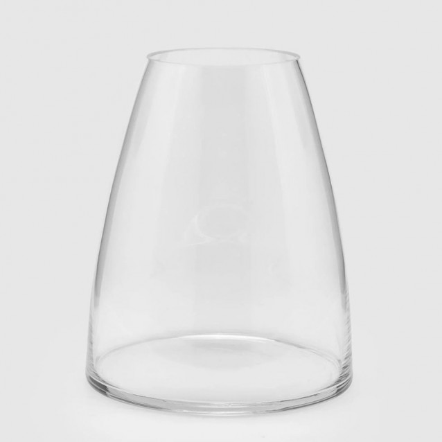 Vaza transparenta din sticla Conic Reverso, 30 cm - SIMONA'S Specials