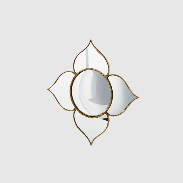 Oglinda decorativa Convesso, auriu, 38 cm - SIMONA'S Specials