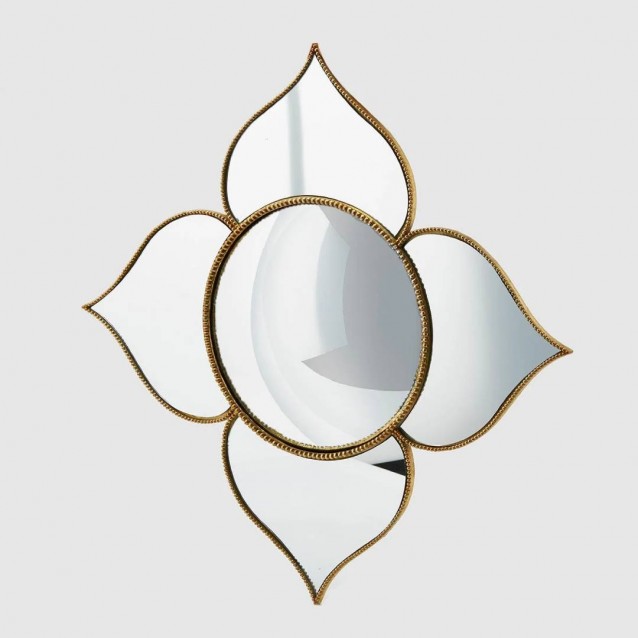 Oglinda decorativa Convesso, auriu, 56 cm - SIMONA'S Specials