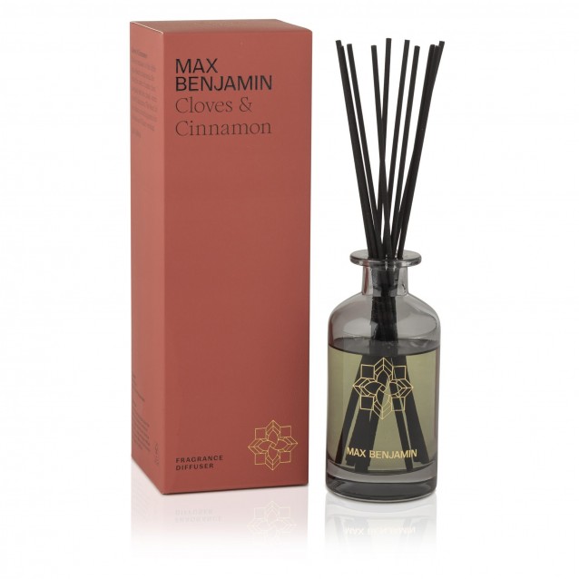 Difuzor esenta parfumata cu betisoare, Cloves & Cinnamon, 150 ml, colectia Classic - MAX BENJAMIN