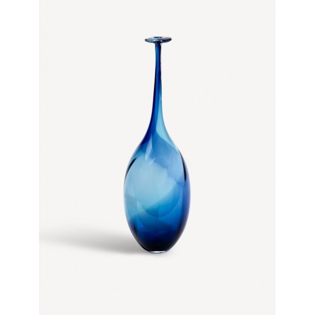 Sticla decorativa albastru, 67 cm, Fidji by Kjell Engman - KOSTA BODA