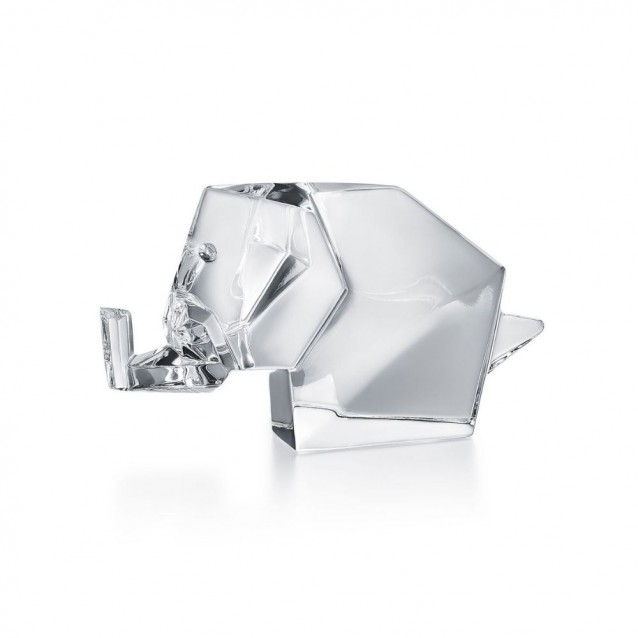 Figurina elefant din cristal, Origami by Nicolas Triboulot - BACCARAT