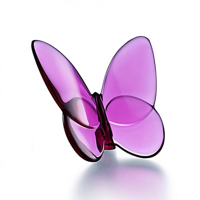 Sculptura din cristal, peony, Papillon Lucky Butterfly - BACCARAT
