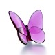 Sculptura din cristal, peony, Papillon Lucky Butterfly - BACCARAT
