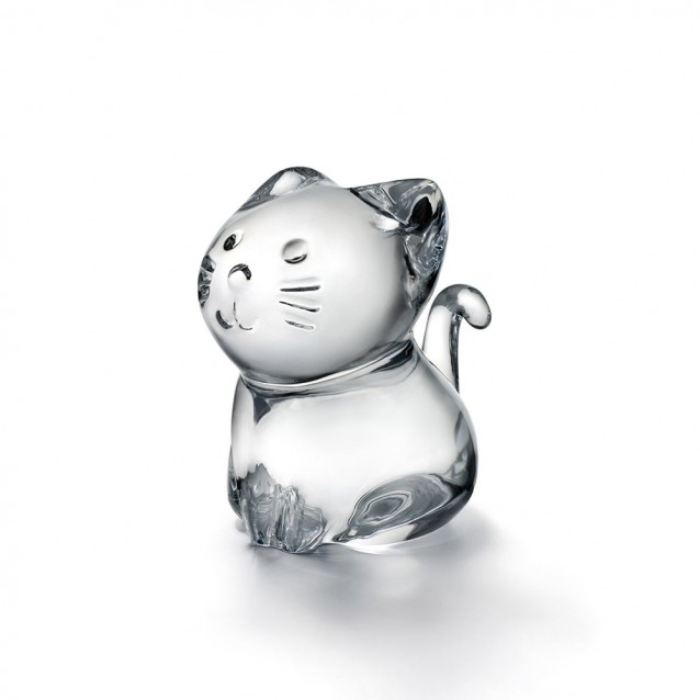 Figurina pisica Kitty din cristal, Minimals - BACCARAT