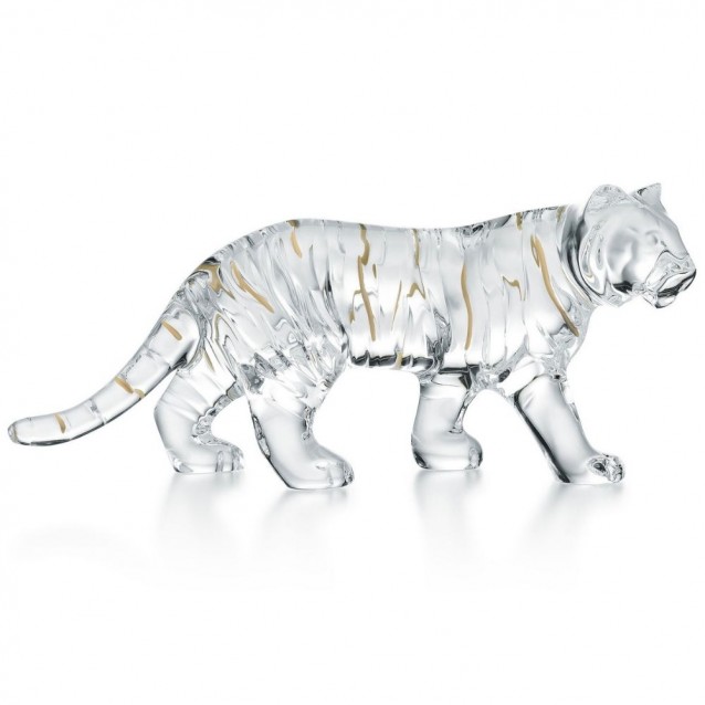Figurina transparenta din cristal, Zodiac Tiger 2022 by Allison Hawke - BACCARAT