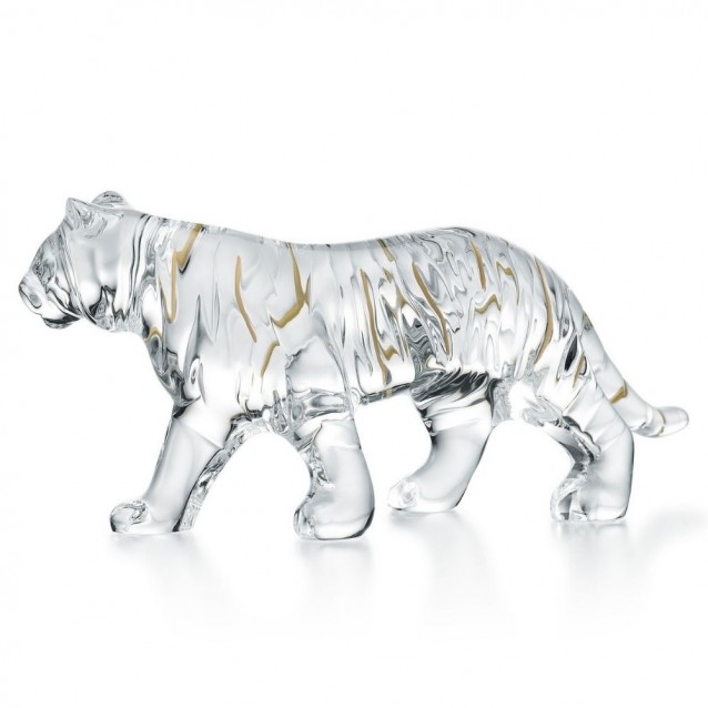 Figurina transparenta din cristal, Zodiac Tiger 2022 by Allison Hawke - BACCARAT