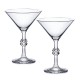 Set 2 pahare pentru Martini, JCB Passion - BACCARAT
