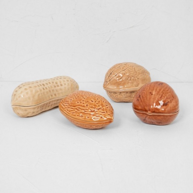 Cutie ceramica migdala, Frutos Secos - BORDALLO PINHEIRO 