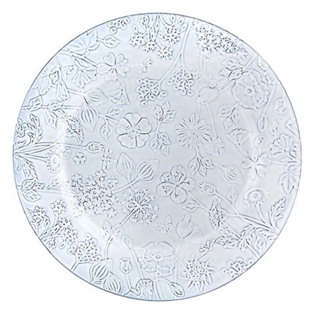 Farfurie de prezentare, alb, 34.5 cm, Flora - BORDALLO PINHEIRO 