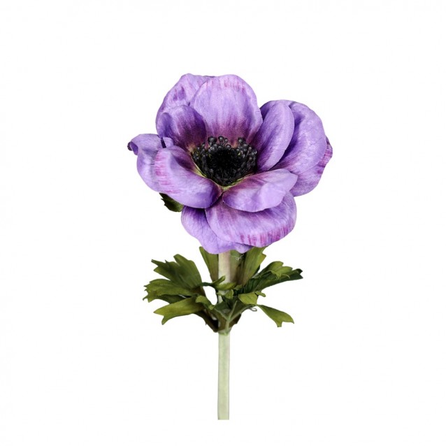 Floare decorativa Anemona, mov, 54 cm - SIMONA'S Specials