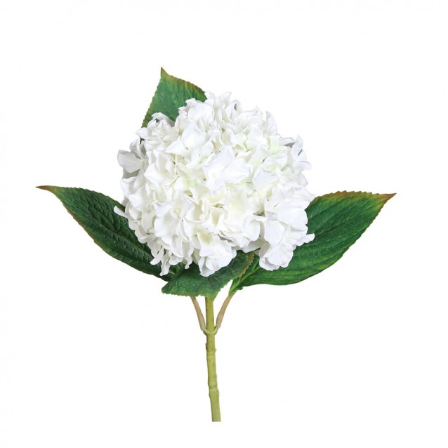 Floare decorativa Hortensia, alb, 68 cm - SIMONA'S Specials