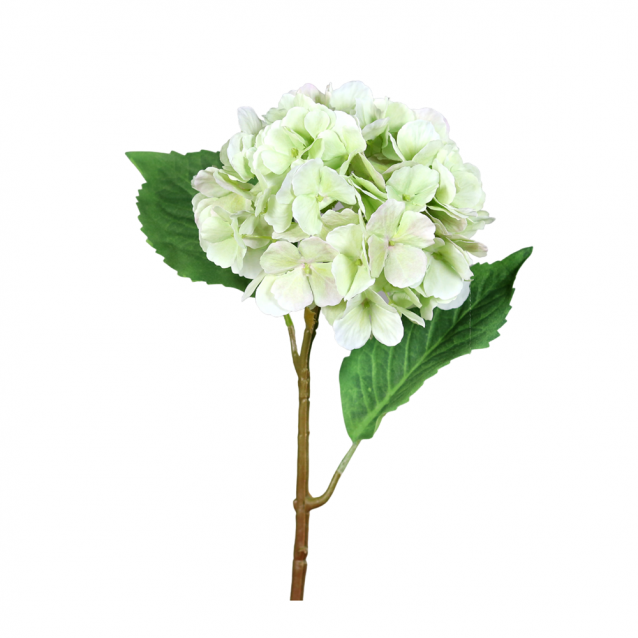 Floare decorativa Hortensia, verde, 52 cm - SIMONA'S Specials