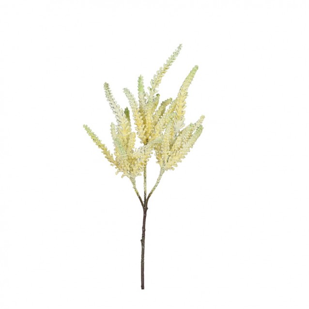 Ramura decorativa Astilbe, galben, 48 cm - SIMONA'S Specials