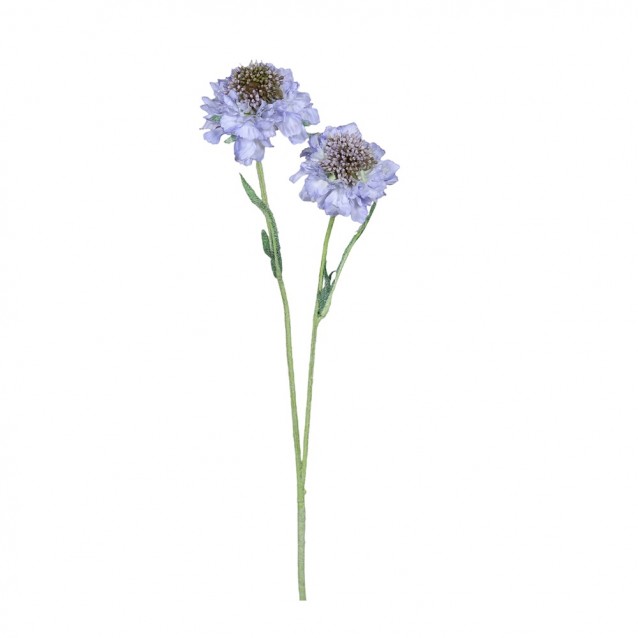 Ramura decorativa Scabiosa, albastru, 64 cm - SIMONA'S Specials