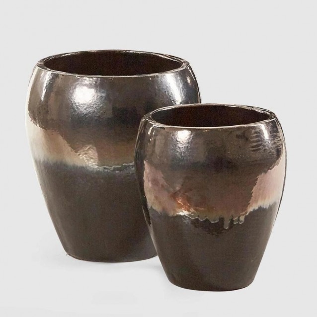 Set 2 ghivece ceramice, 42/32 cm, Glacure - SIMONA'S Specials