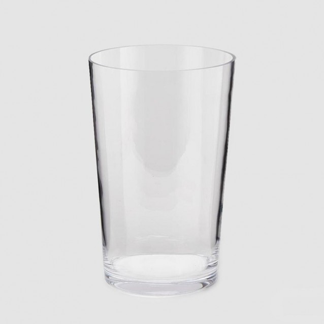 Vaza conica transparenta din sticla, 35 cm - SIMONA'S Specials