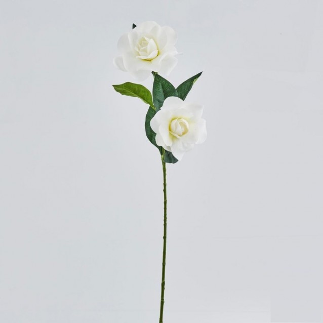 Floare decorativa Gardenia, ivoar, 65 cm - SIMONA'S Specials