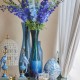 Floare decorativa Delphinium, albastru, 130 cm - SIMONA'S Specials