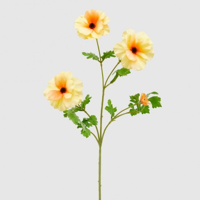 Floare decorativa Cosmos, galben, 65 cm - SIMONA'S Specials