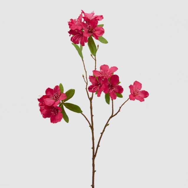Floare decorativa Rododendro, rosu, 70 cm - SIMONA'S Specials