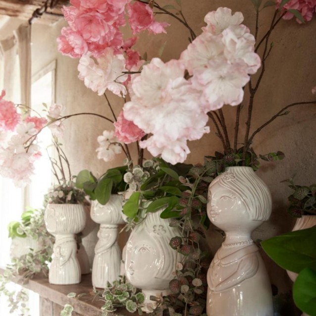 Floare decorativa Pesco, roz, 80 cm - SIMONA'S Specials
