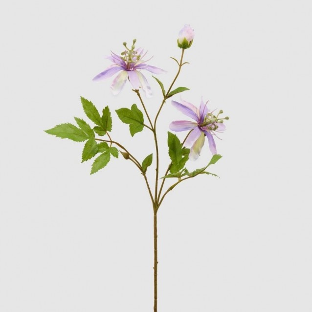 Floare decorativa Clematis, lila, 65 cm - SIMONA'S Specials