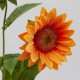 Ramura decorativa floarea soarelui, cu 5 flori portocalii, 80 cm - SIMONA'S Specials