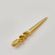 Lumanare decorativa auriu metalizat, 29 cm, Twist - SIMONA'S Specials