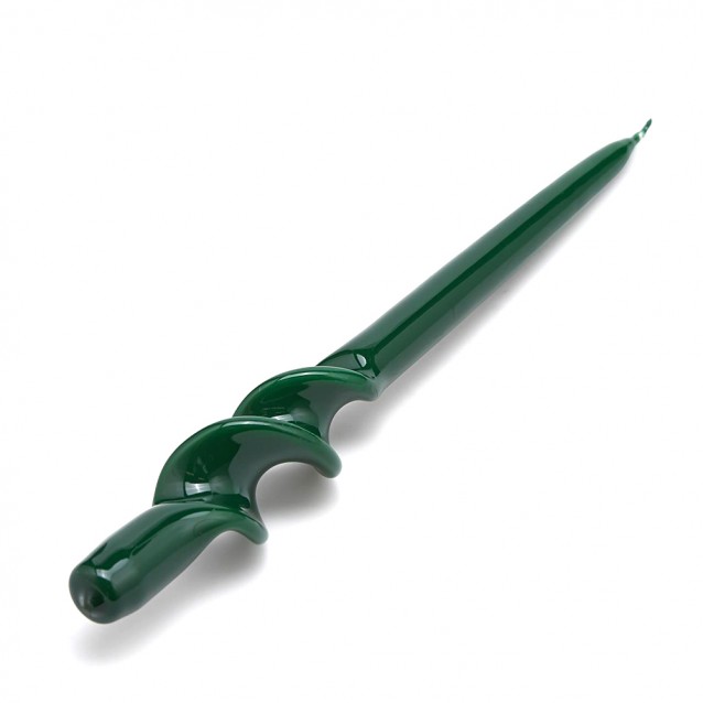 Lumanare decorativa verde, 29 cm, Twist - SIMONA'S Specials