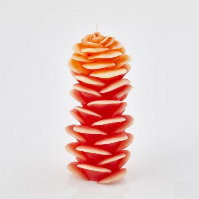 Lumanare decorativa curcuma, portocalaiu, 22 cm - SIMONA'S Specials