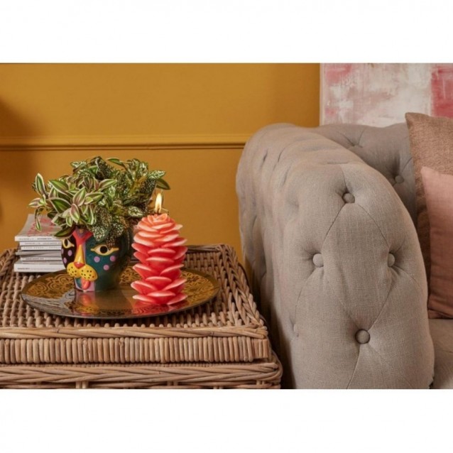 Lumanare decorativa curcuma, portocalaiu, 16 cm - SIMONA'S Specials