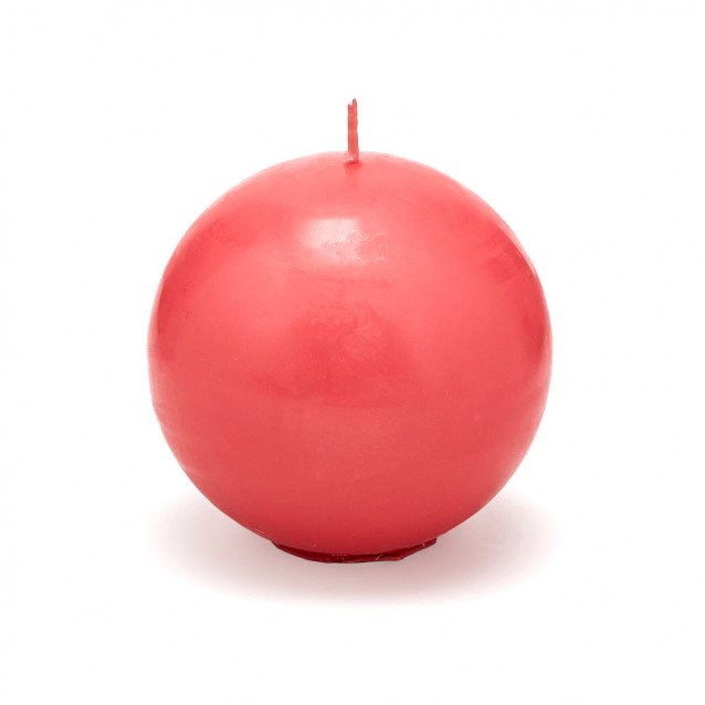 Lumanare decorativa sfera, roz inchis, 10 cm - SIMONA'S Specials