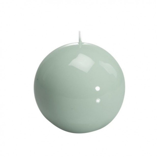 Lumanare decorativa sfera, verde aqua, 10 cm - SIMONA'S Specials