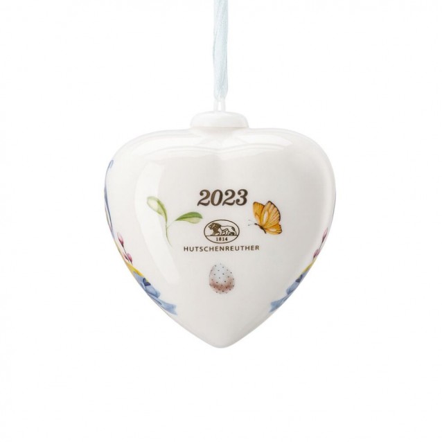 Ornament inima din portelan, 7 cm, Goose - HUTSCHENREUTHER