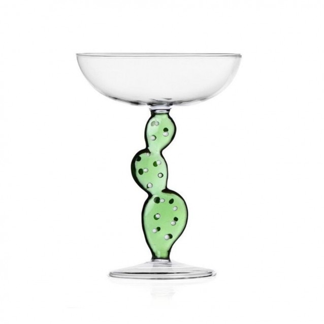 Pahar cupa pentru sampanie, Cactus Green, Desert Plants by Alessandra Baldereschi - ICHENDORF