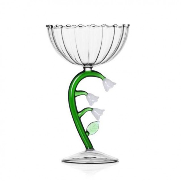 Cupa pentru sampanie, white flower, Botanica by Alessandra Baldereschi - ICHENDORF