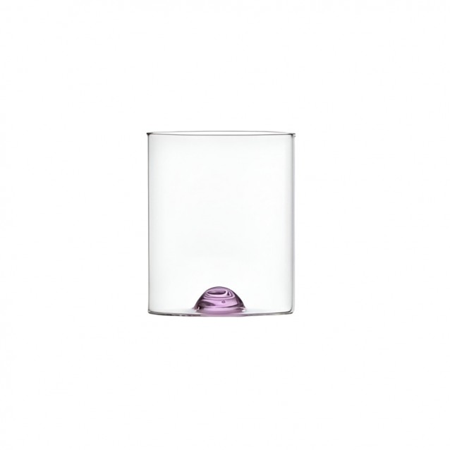 Pahar pentru apa, transparent-roz, Luna - ICHENDORF