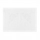 Suport pentru farfurie, 54 x 38 cm, alb, Bosphore - JACQUARD FRANCAIS