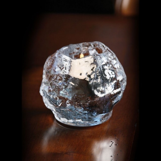 Sfesnic din sticla, 10 cm, Snowball by Ann Wolff - KOSTA BODA