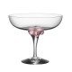 Pahar cupa pentru cocktail, 320 ml, roz, Sugar Dandy by Åsa Jungnelius - Kosta Boda