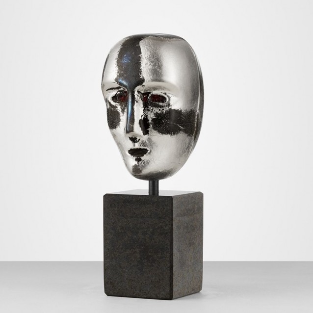 Sculptura cu suport Brains Mercurius by Bertil Vallien - Editie Limitata - KOSTA BODA