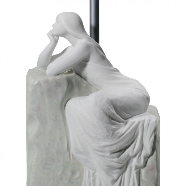 Veioza din portelan Meditating Woman II by José Luis Santes - LLADRO