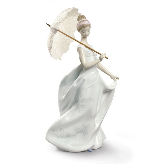 Sculptura Eleganta feminina, portelan, colectia Finesse - Lladro