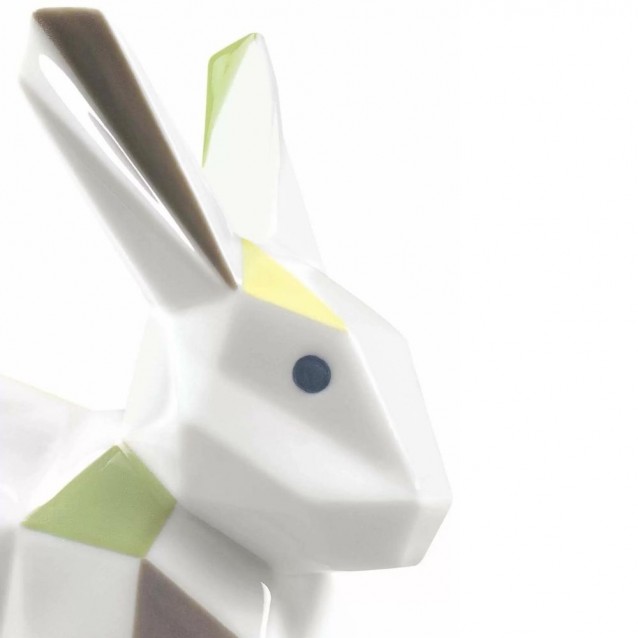 Sculptura din portelan, Rabbit, Origami by Marco Antonio Nogueron - LLADRO