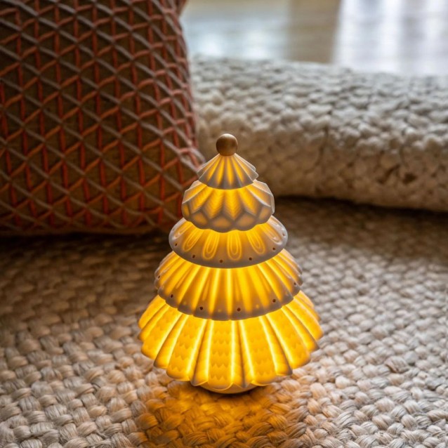 Lampa de masa din portelan, 24 cm, Brad - LLADRO 
