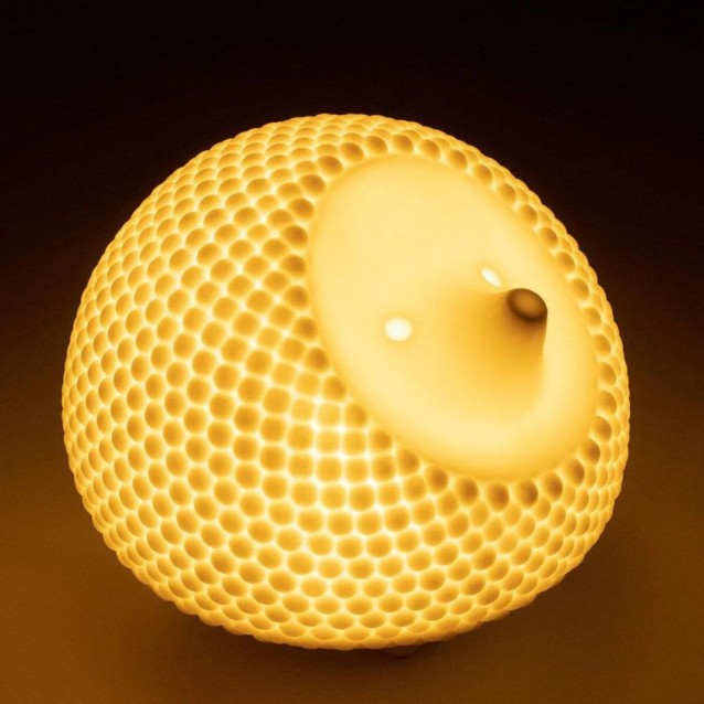 Lampa de masa din portelan, fara fir, 15 x 13 cm, Hedgehog - LLADRO 